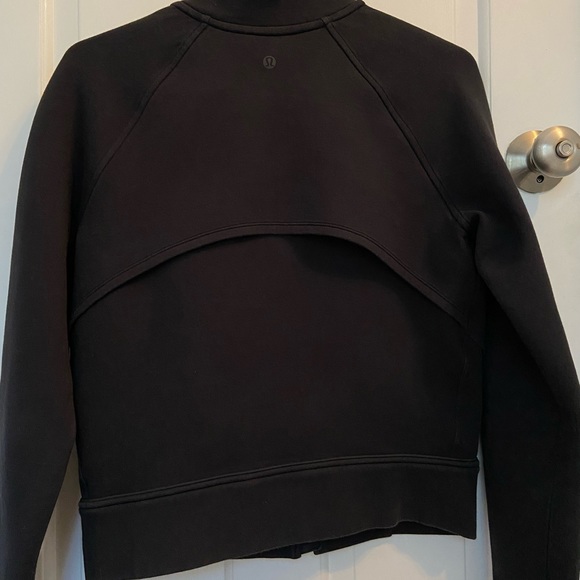 Black short lulu lemon zip up - Picture 3 of 3